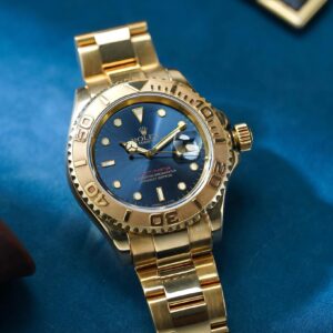 Rolex Yacht-Master 16628 Blue Sunray Yellow Gold 18K