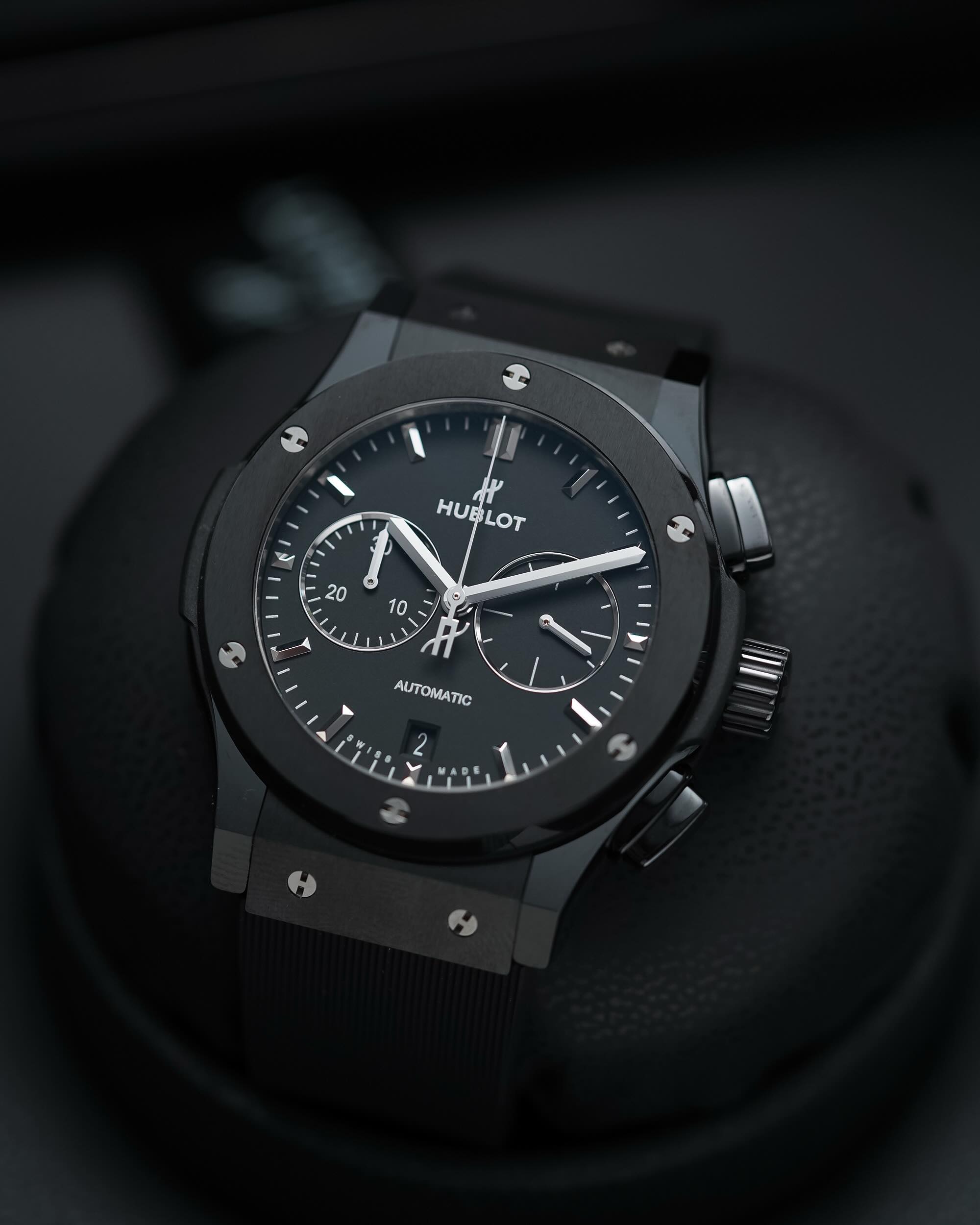HUBLOT - 42MM. CLASSIC FUSION CHONOGRAPH FULLSET