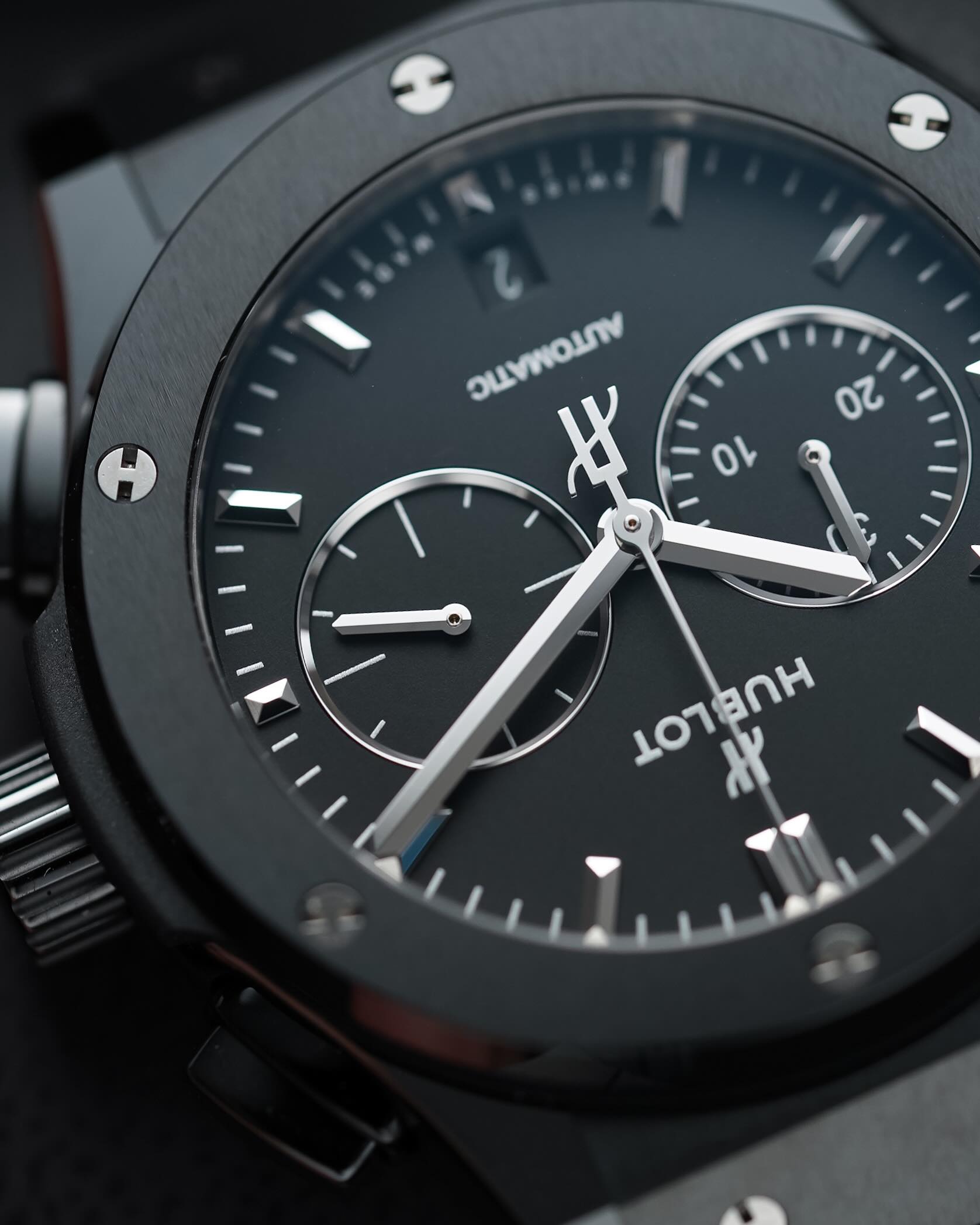 HUBLOT - 42MM. CLASSIC FUSION CHONOGRAPH FULLSET