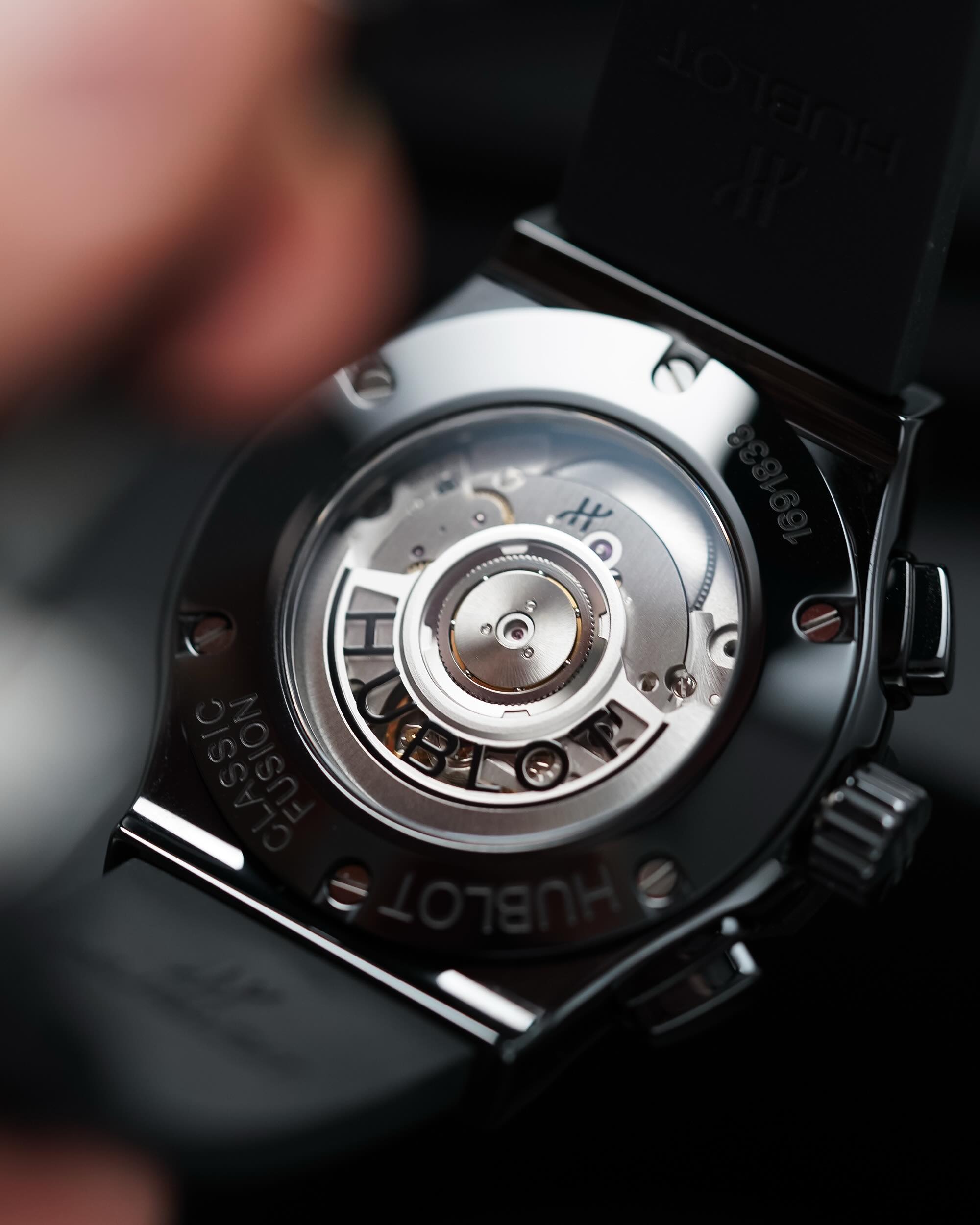 HUBLOT - 42MM. CLASSIC FUSION CHONOGRAPH FULLSET