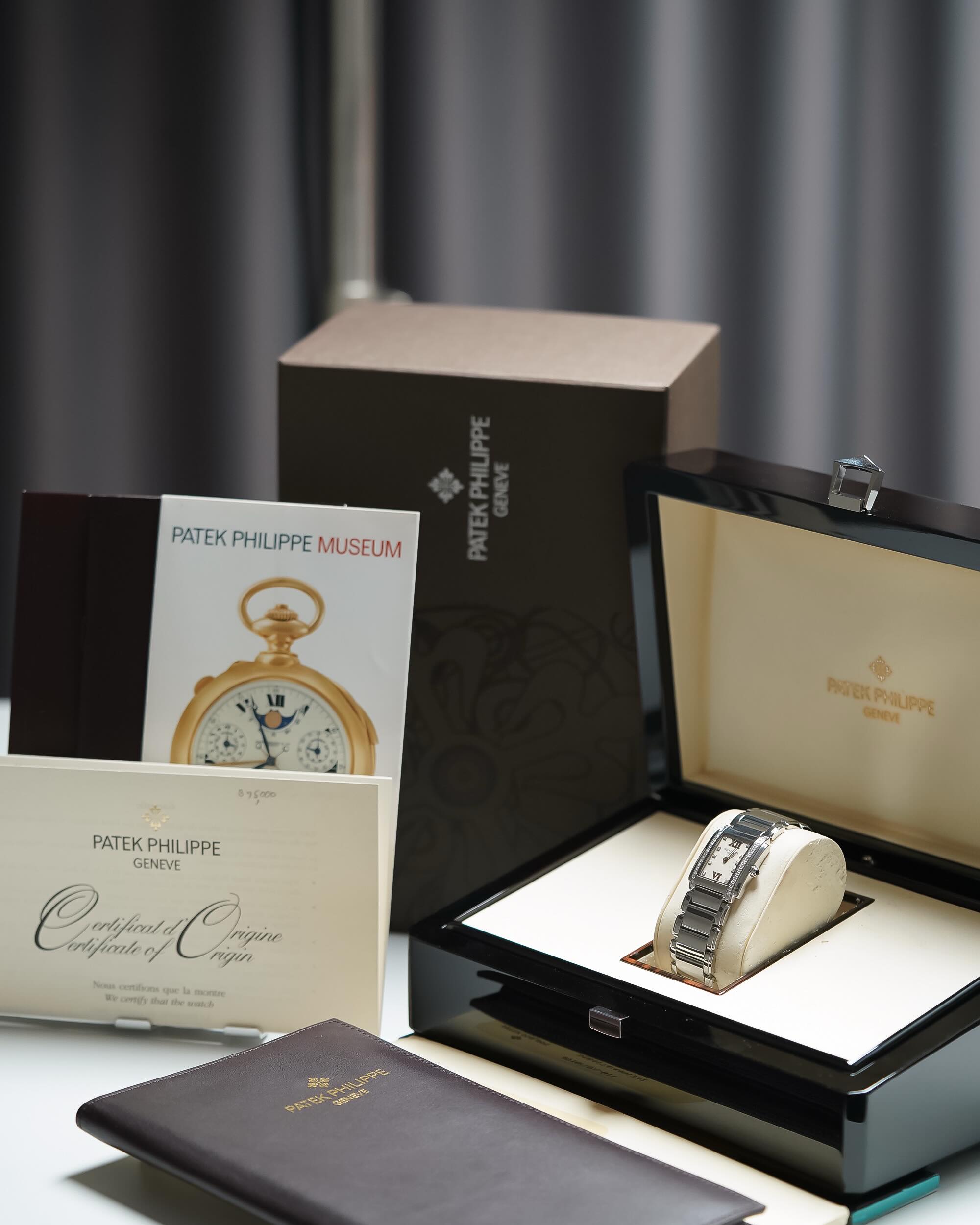 Patek24 Diamond Ivory white dial FULLSET 25MM