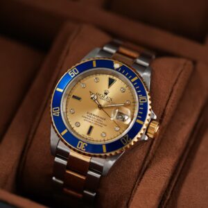 Rolex Submariner Date 2tone 18k “Serti Dial”