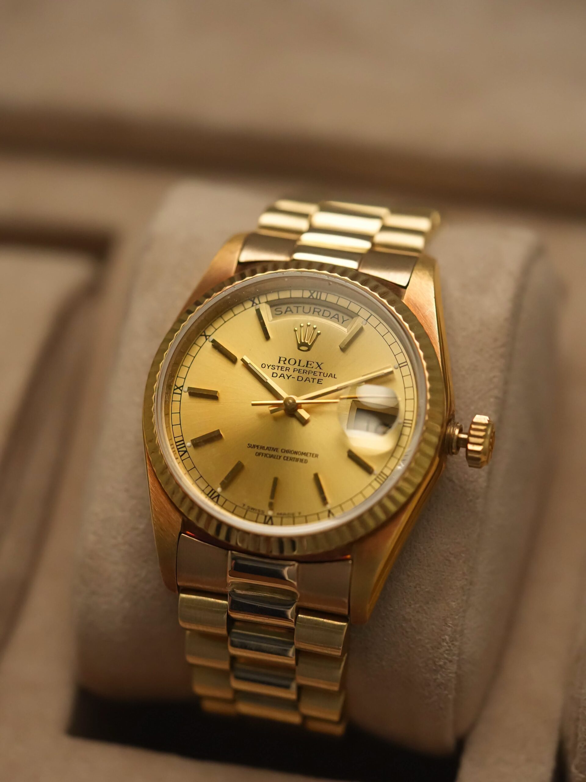Rolex Day-Date Ref18238 Yellow Gold 18K-36MM